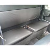 Toyota Hilux 2005-2016 Extra Cab Rear Seat Covers - Black